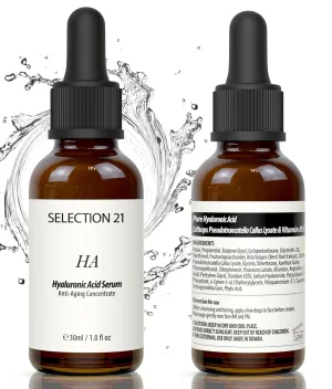Advanced Hyaluronic Acid Serum for Face Anti Aging with 5% Hyaluronic Acid Complex, Hydrating Stem Cell Serum for Skin 1 Fl OZ.(pack of 1)