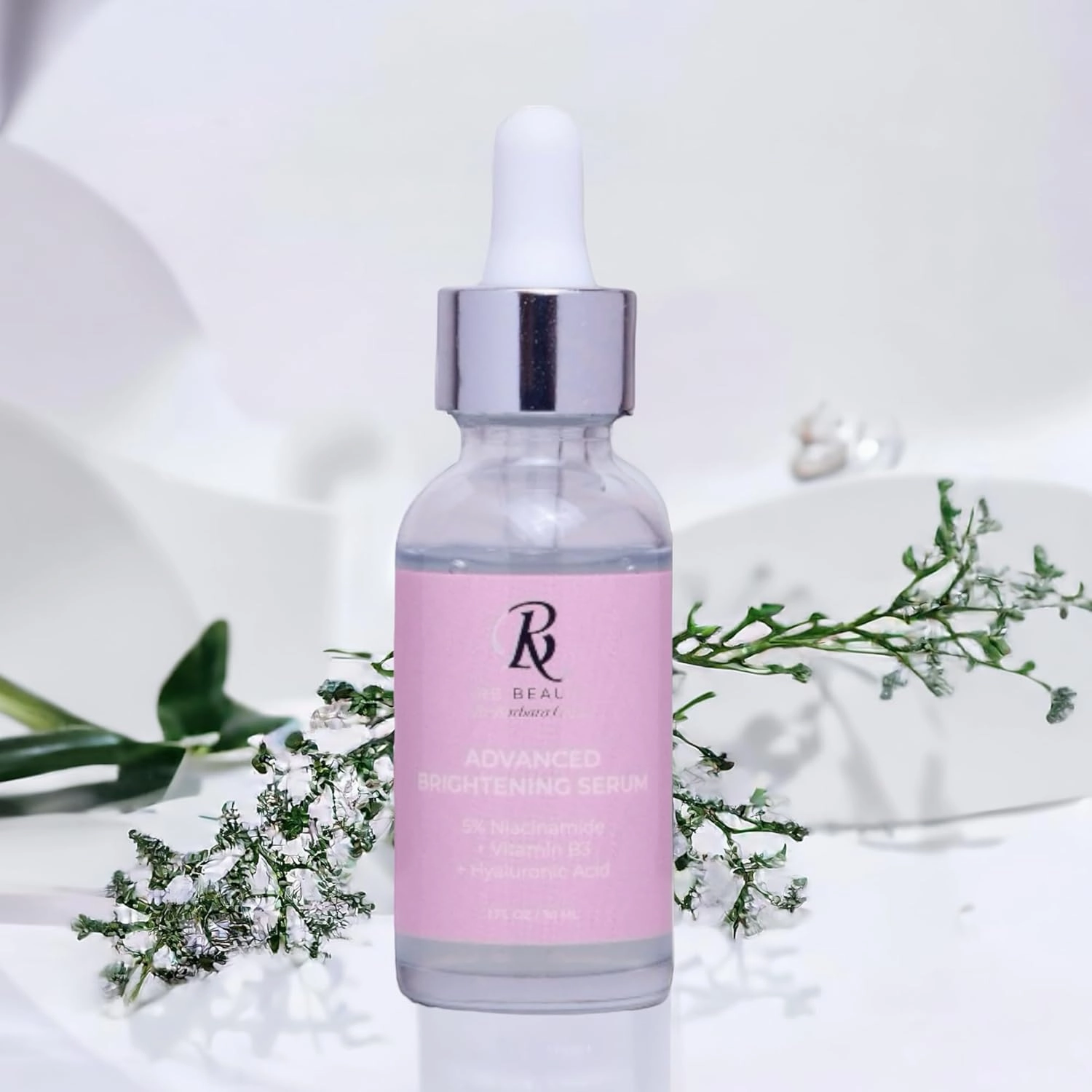 Advanced Brightening Serum - Niacinamide - Vitamin B3, Multi-Action Face Serum to Hydrate and Improve Skin Complexion, Minimize Large Pores. Soothing, Hydrating, Perfector