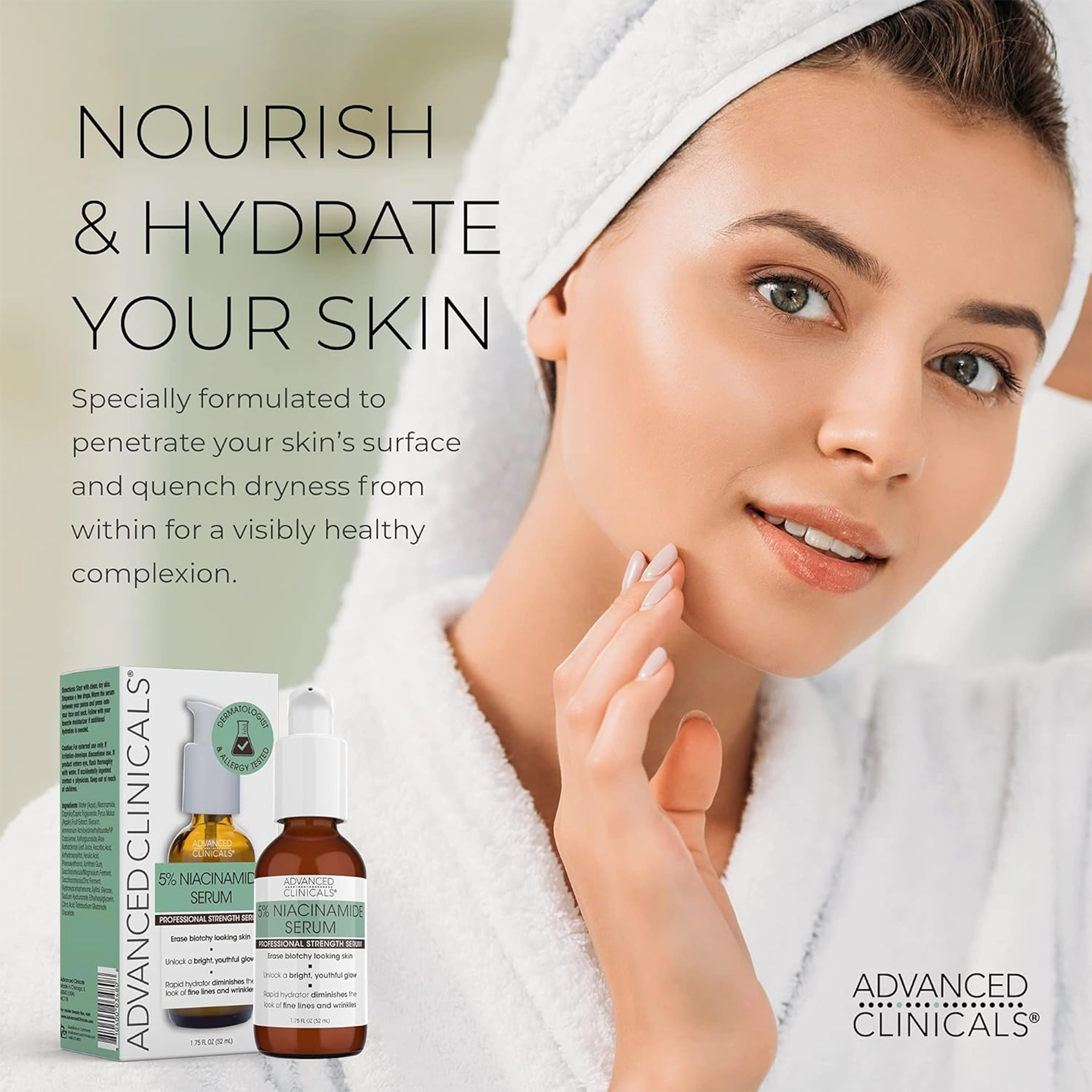 Advanced Clinical 5% Niacinamide Serum - 52ml