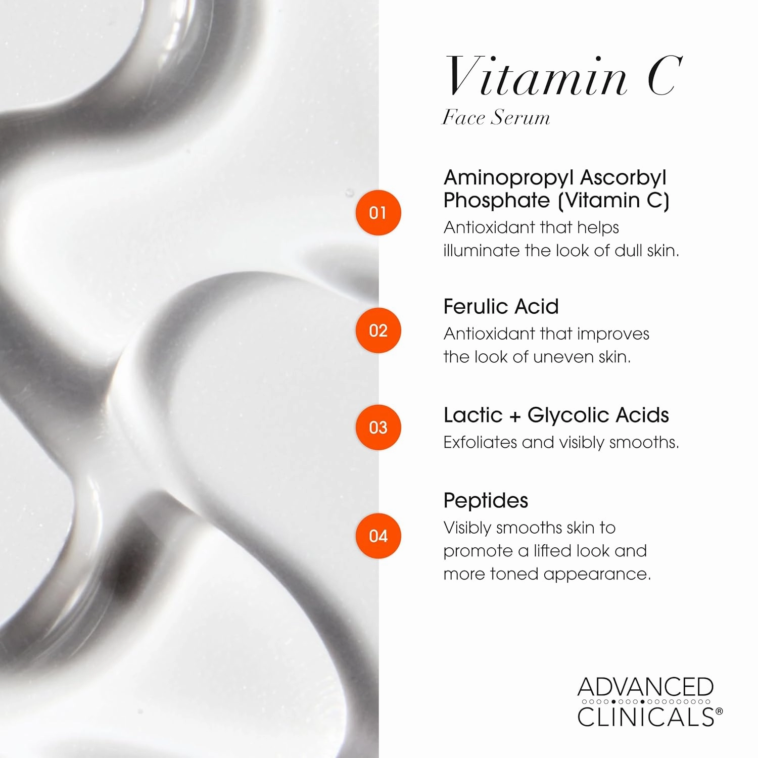 Advanced Clinicals Vitamin C Cream   Vitamin C Serum 2PC Skincare Set | Brightening Body Lotion & Facial Serum For Women & Men Helps Diminish Appearance Of Dark Spots, Wrinkles, & Uneven Skin Tone