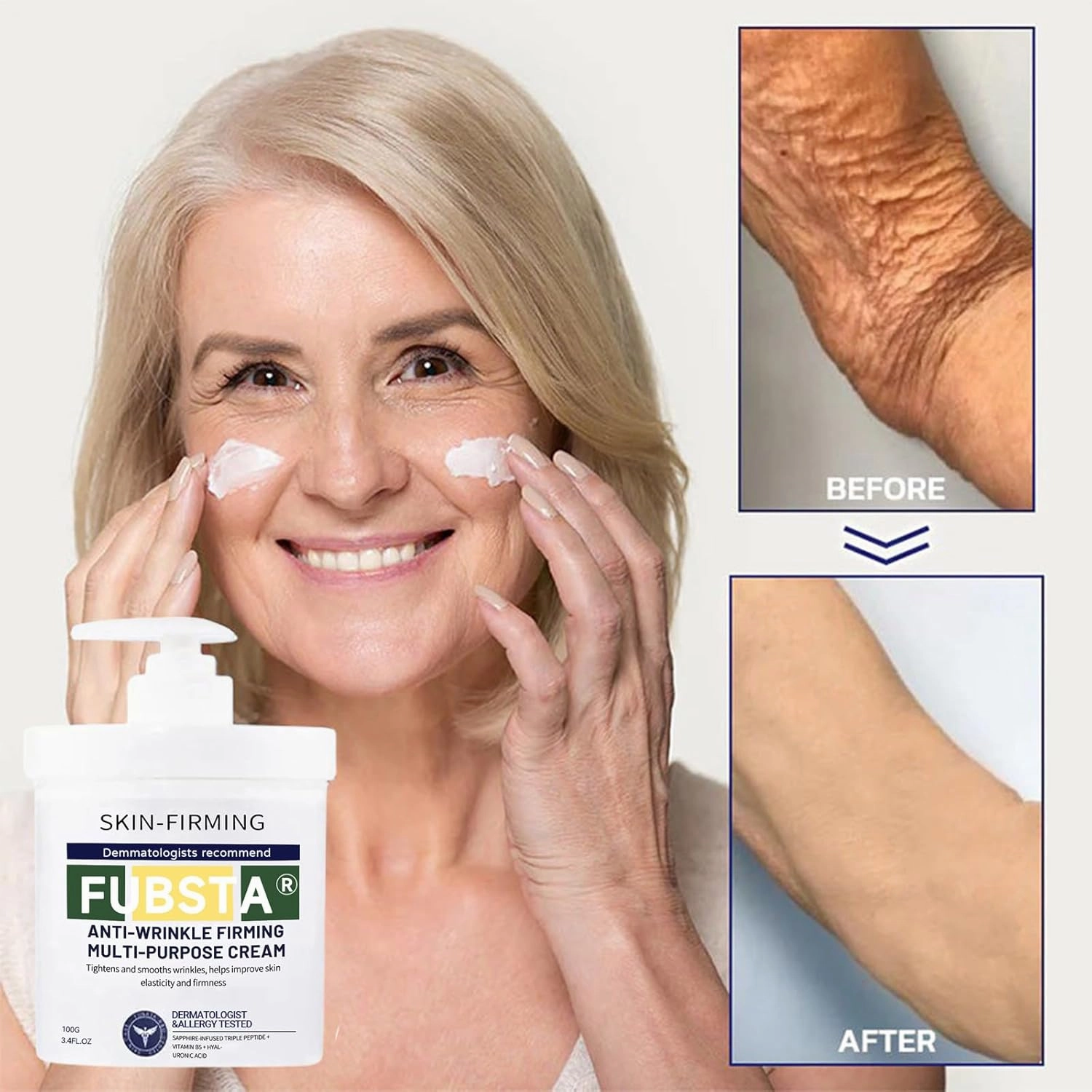 Advanced Firming &Wrinkle-Reducing Cream, Skin Firming Rejuvenating Serum, skin firming Cream, Deep Hydration, kin irming Rejuvenation for All Skin Types (1 Bottle)