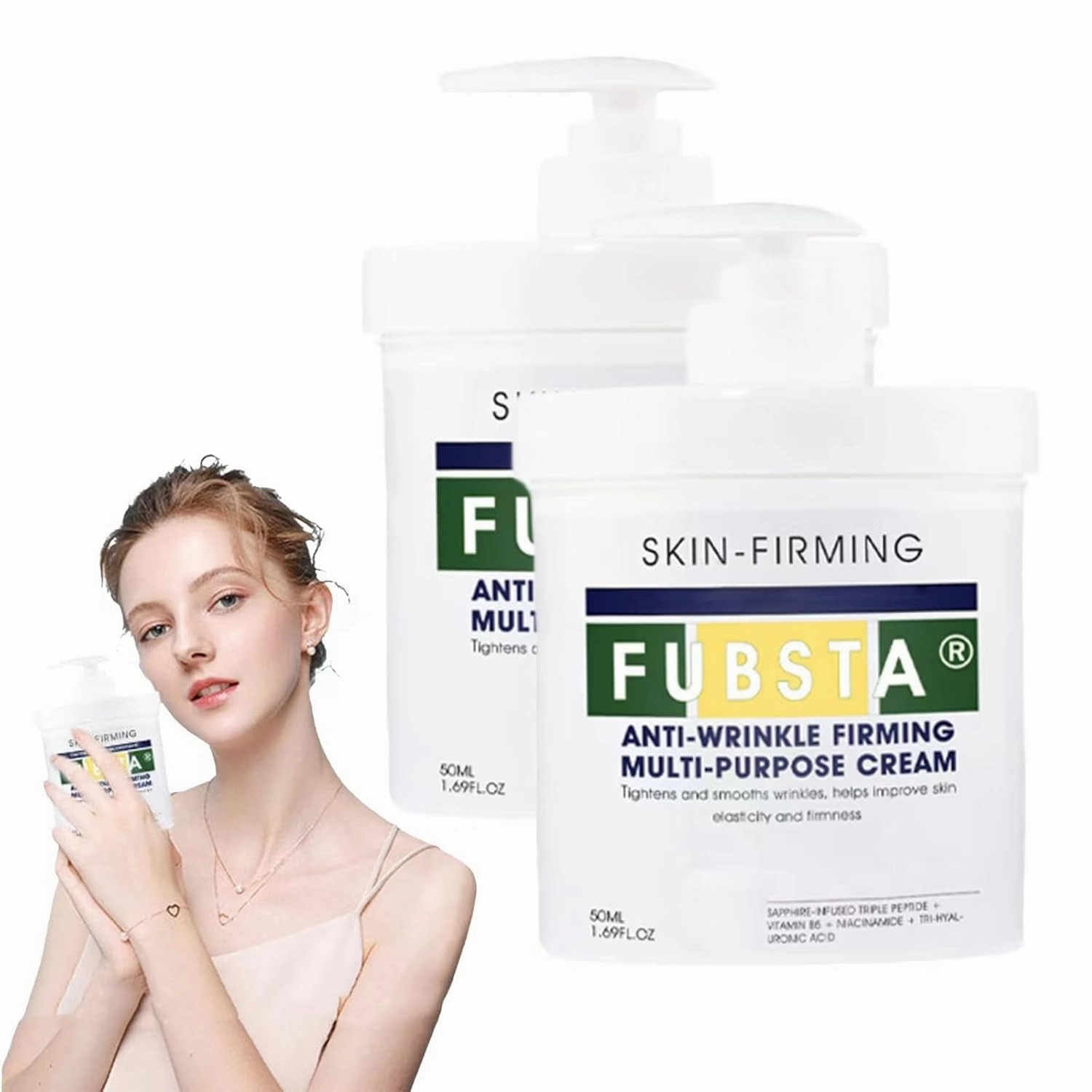 Advanced Firming Wrinkle Reducing Cream, 2024 New Advanced Body Lotion Moisturizer to Firm, Skin Firming Rejuvenating Serum Cream (2PCS)