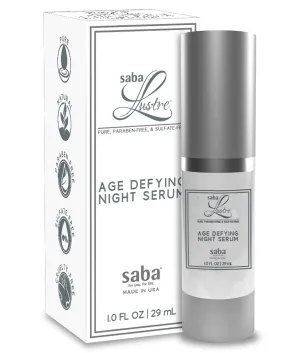 Age Defying Night Serum - Repair Anti-Aging Night Cream -Hyaluronate, Retinol, Collagen Peptides, Squalene, Antioxidants, and Vitamins