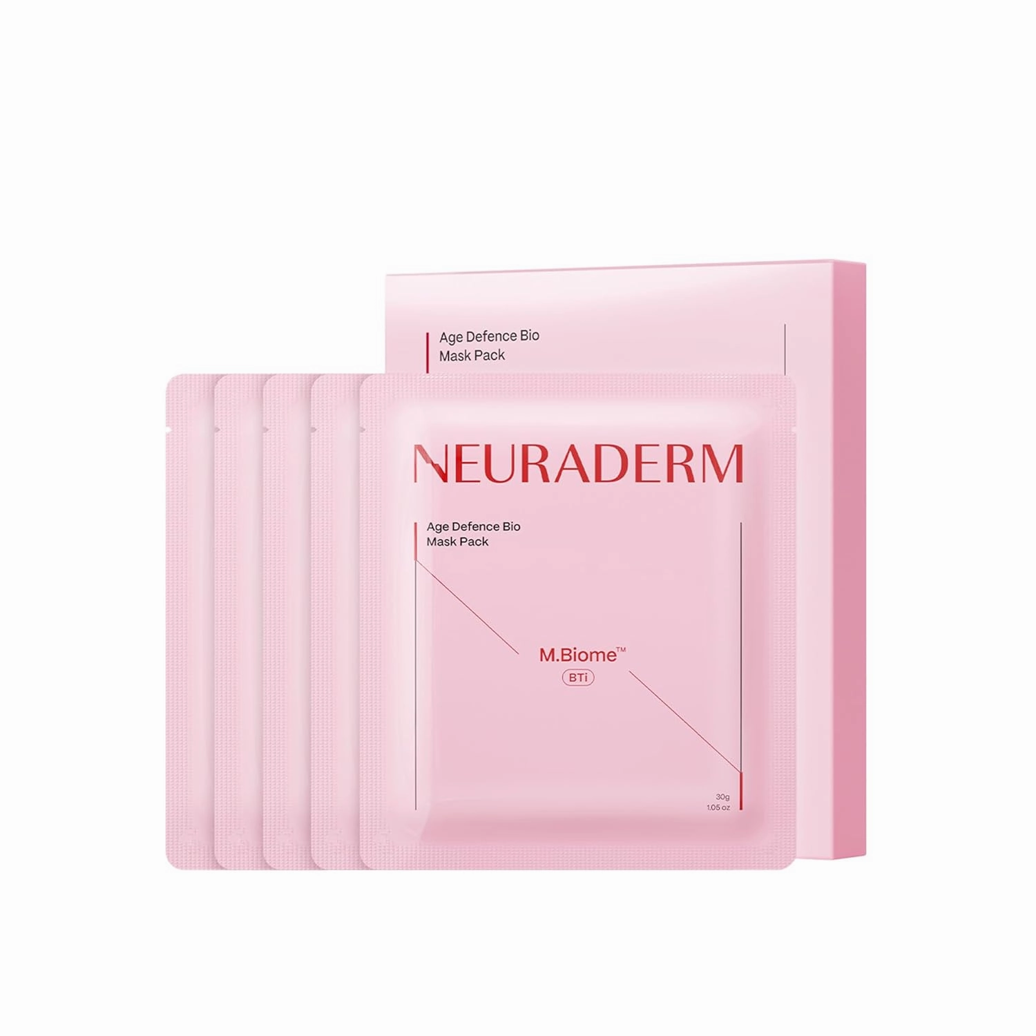 Age Defence Facial Sheet Mask, Anti-Fine Line Lifting Nourishing Serum Moisturizing Skincare (Pack of 5)