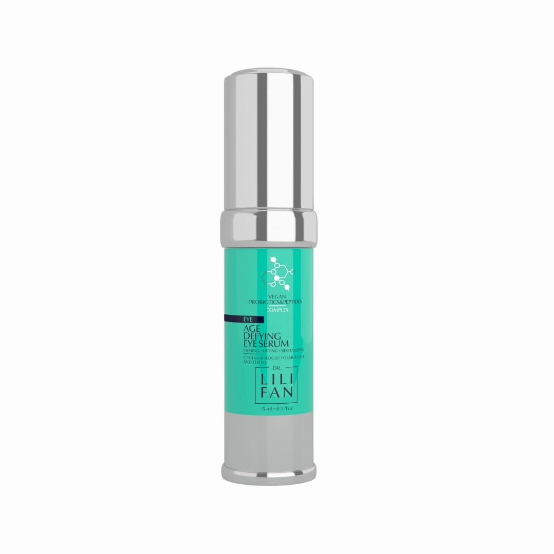 Age-Defying Eye Serum. Targets Wrinkles, Fine Lines, Puffiness, and Dark Circles. 0.5 fl oz