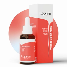 AHA 10% BHA 2% Exfoliating Serum, Skin Smoothing & Pore Refining Facial Serum, Supports a Clearer Complexion, 1 Fl Oz