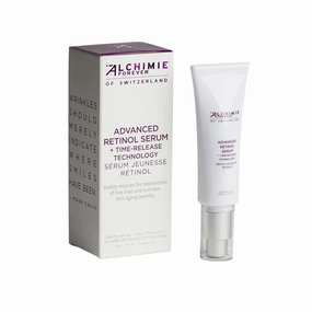 Alchimie Forever Advanced Retinol Anti-Aging Serum 0.75% Pure Retinol   Hyaluronic Acid Time Release Technology Rapid Wrinkle & Age Spots Repair 1oz