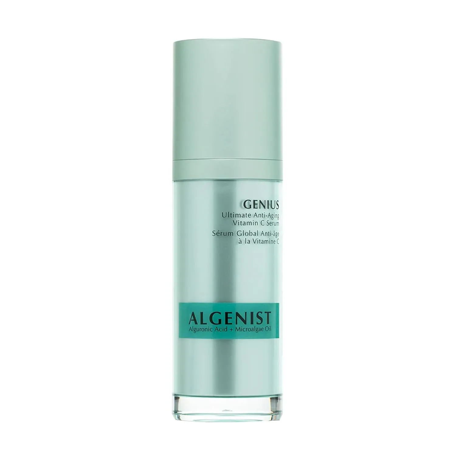 Algenist GENIUS Ultimate Anti-Aging Vitamin C  Serum - Vegan Brightening Serum with Alguronic Acid & Microalgae Oil - Non-Comedogenic & Hypoallergenic Skincare