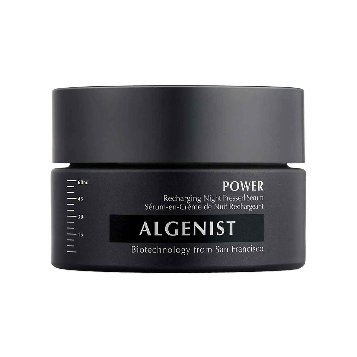 Algenist POWER Recharging Night Pressed Serum - Overnight Treatment to Refine Dull, Uneven Texture with Algae, Collagen & Coconut Water - Non-Comedogenic & Hypoallergenic