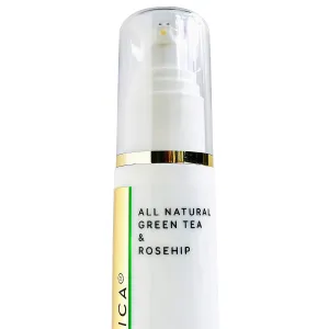 All Natural Botanical Face Serum - Revitalizing Hydrating Repairing w/Green Tea Rosehip Seed Oil Niacinamide Hyaluronic Acid -NO ALCOHOL NO TOXINS