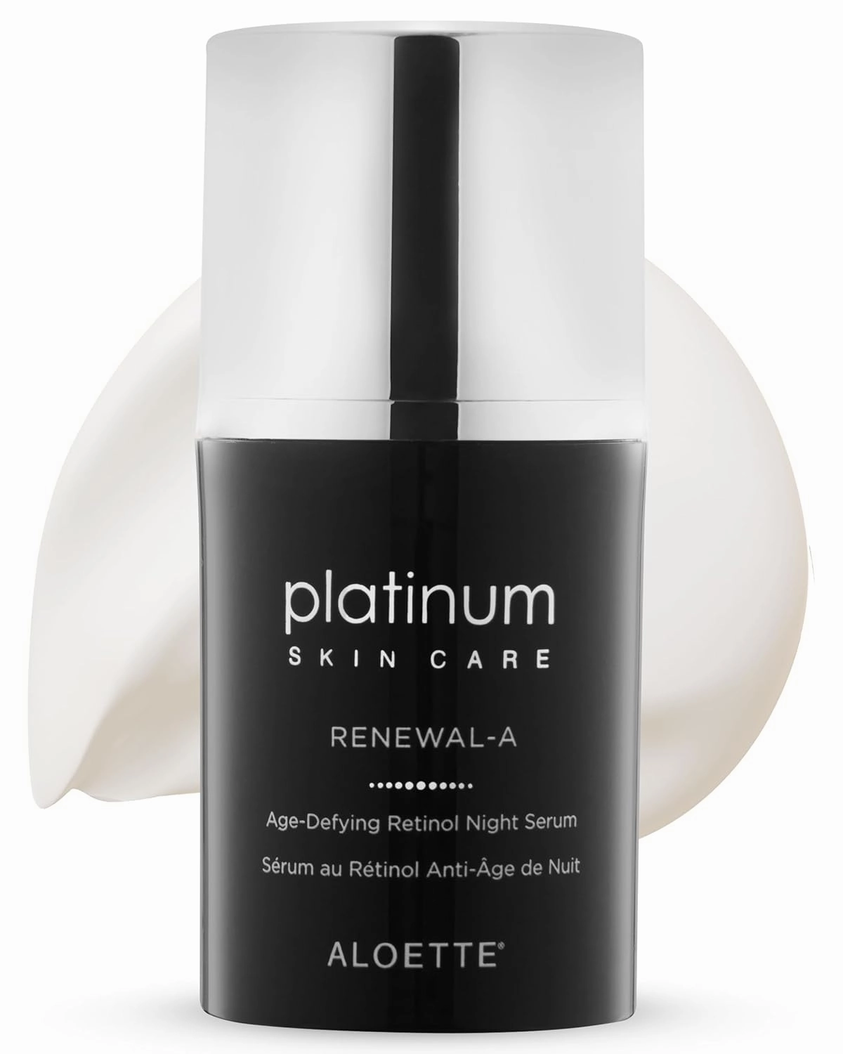 Aloette Retinol Serum for Face - Hydrating Vitamin C Face Serum with Niacinamide Hydrates, Plumps & Brightens Skin - Night Facial Serum Skincare for Fine Lines & Uneven Skin Tone, 0.54 Oz