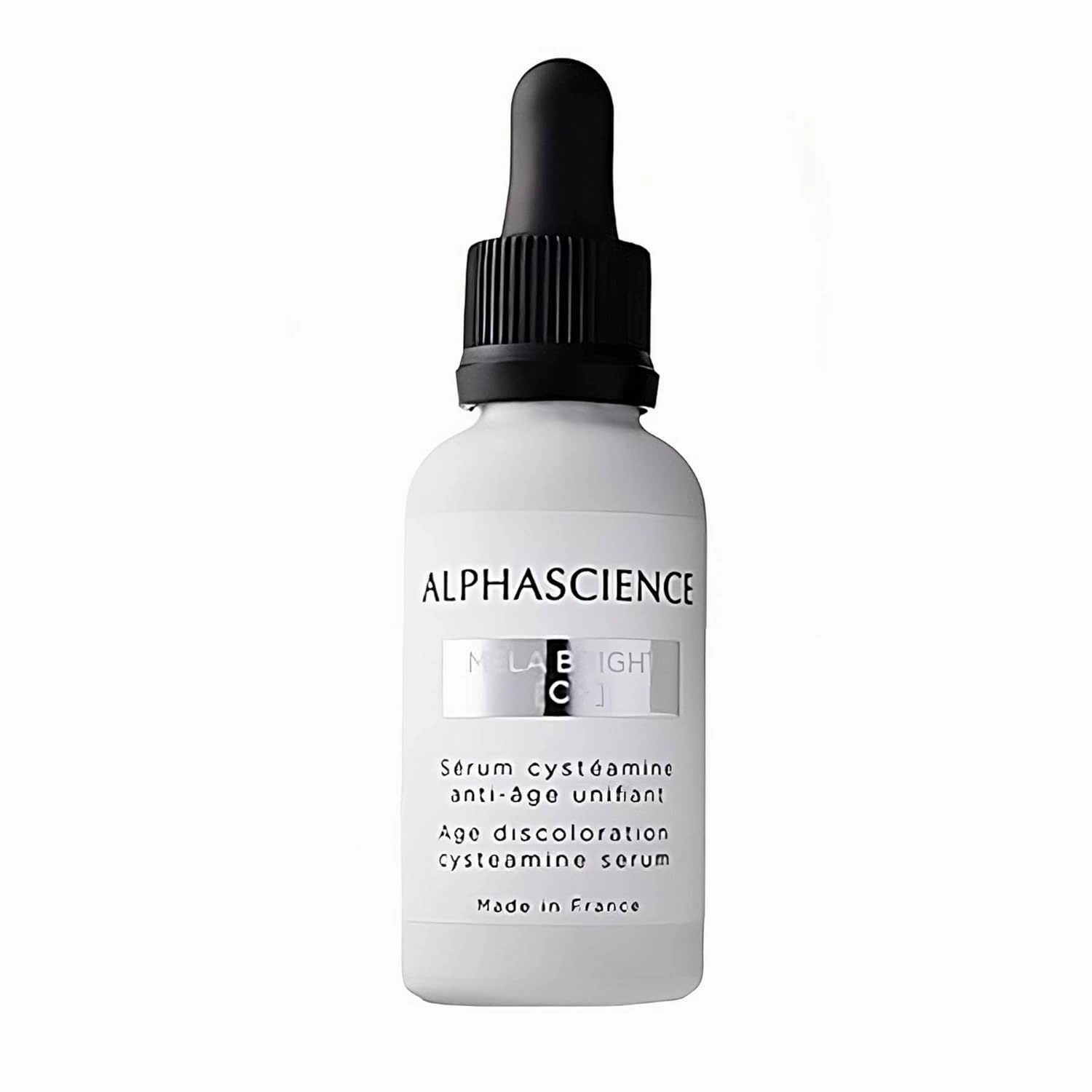 ALPHASCIENCE Mela Bright [C ] Serum - Helps Enhance Skin - Protect Skin's Barrier - Pro-Collagen Action - with Stable Cysteamine, 30 ml / 1 fl. oz.