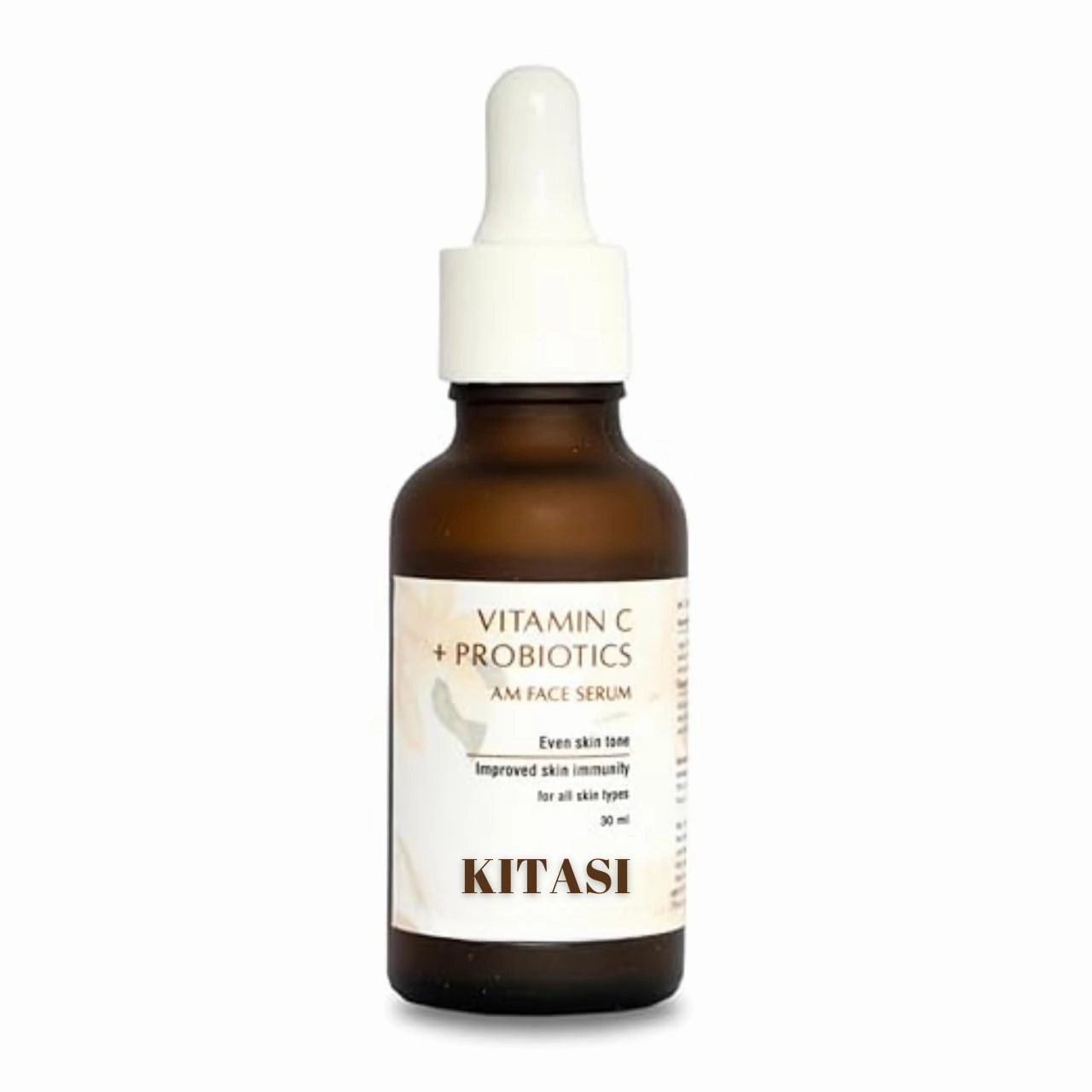 AM Face Serum | Vitamin C Plus Probiotics 30 ml, Dull Skin, Glowing and Brightening