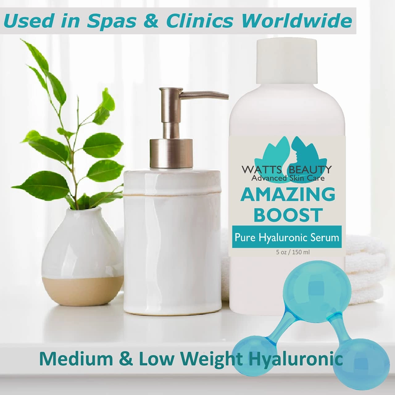 Amazing Boost Hyaluronic Serum for Volumes of Moisture to Give Your Skin a Voluminous Boost While Taking Your Skin Care Routine to the Next Level - Smoothing Face Moisturizer (5 Ounce)