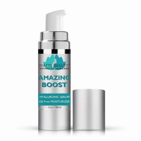 Amazing Boost Ultra Hydrating Hyaluronic Serum - Oil Free Face Moisturizer 1 oz