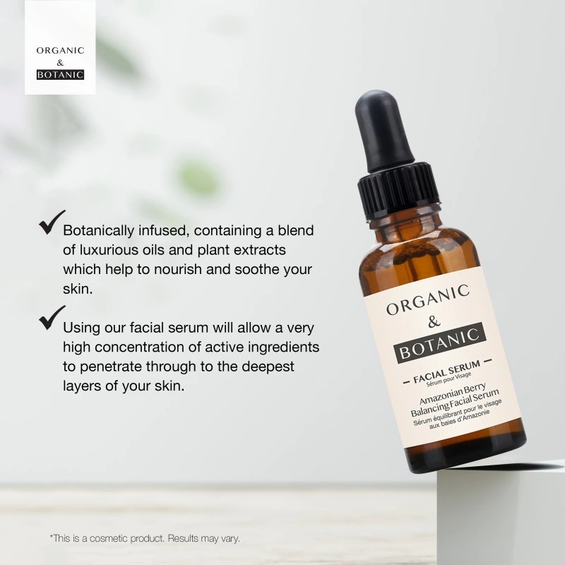 Amazonian Berry Serum with Hyaluronic Acid & Vitamin C - 30ml - Antioxidant-Rich, Hydrating, & Revitalizing for Radiant, Youthful Skin