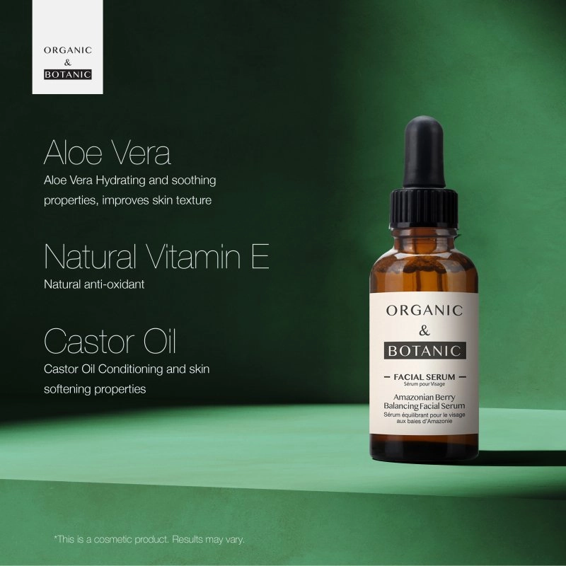 Amazonian Berry Serum with Hyaluronic Acid & Vitamin C - 30ml - Antioxidant-Rich, Hydrating, & Revitalizing for Radiant, Youthful Skin