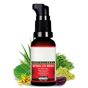 AMC Retinol Deep Wrinkle Repair With Vitamin C, Vegan Glutathione, Vitamin E & Tea Tree Extract Anti-Wrinkle Serum, Best Retinol Serum 30ml.