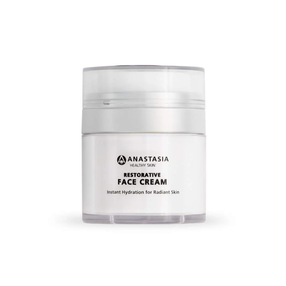 Anastasia Restorative Day Cream - Anti-Aging Skincare Designed by Experts - Instant Hydration & Rejuvenation for Skin that Glows - Made with Hyaluronic Acid & Organic Ingredients - Fragrance-Free