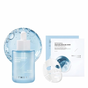 ANOTHER FACE PEPTATHENOL10™ Barrier Serum   Aqua Balance Hydrogel Mask, Glowing & Firming for Anti Aging, Pore Minimizing, Soothing Sensitive Skin, Hydrating for Dry Skin, Vegan, Korean Skin Care