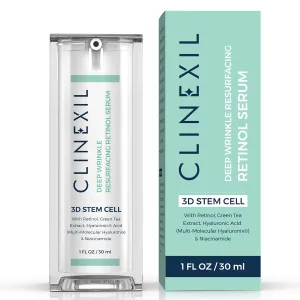 Anti-Aging Retinol Serum for Face- 1% Encapsulated Retinol, Niacinamide & Hyaluronic Acid Improves Wrinkles, Hydration, Skin Texture & Tone. Gentle for Sensitive Skin-Fragrance Free-1 FL OZ