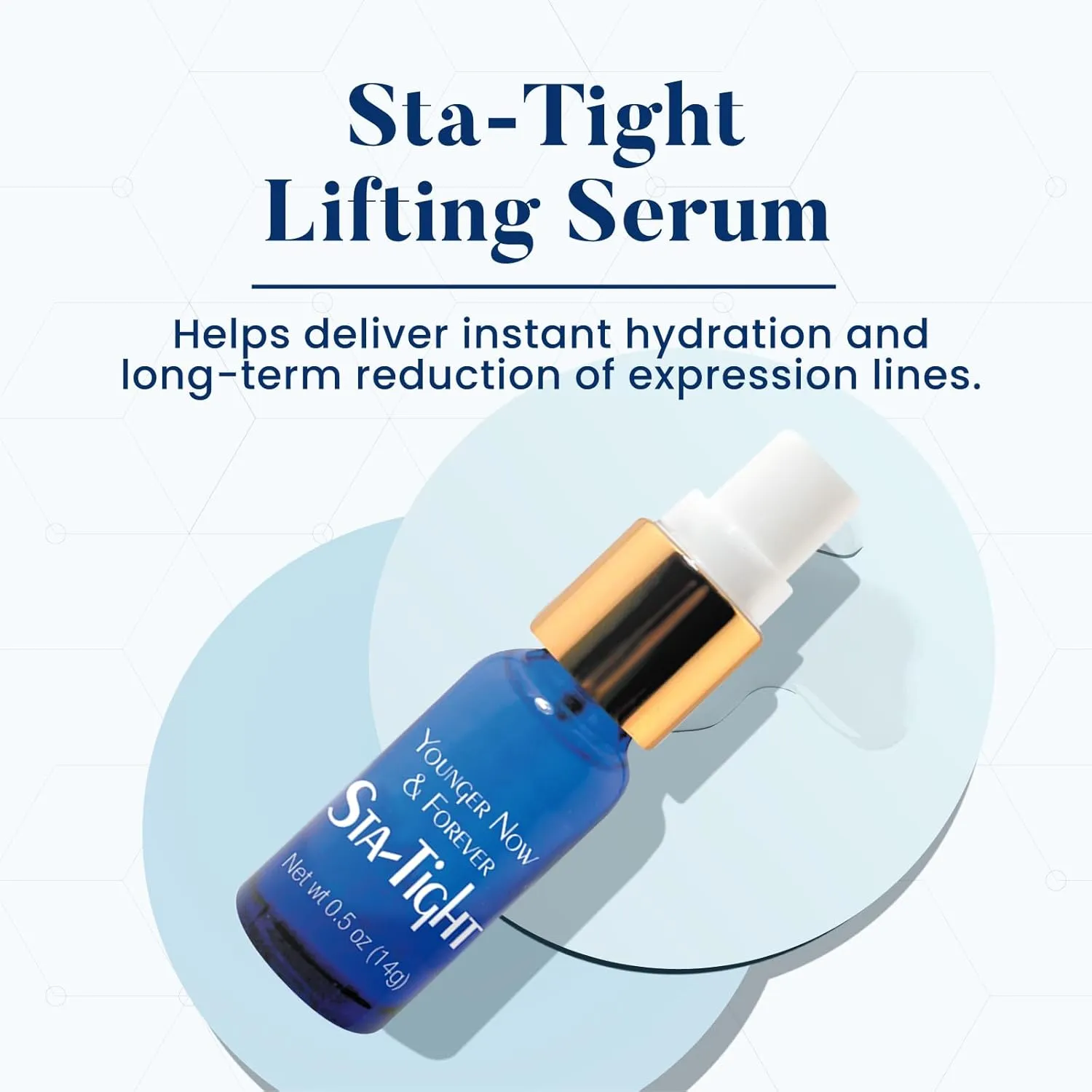 Anti Aging Serum To Reduce Fine Lines Around Eyes, Mouth & Forehead, Smoothing Skin Care For Wrinkles, Lifting & Firming Serums For Skin Care, 0.5 Fl Oz by Biologic Solutions (Set of 2)