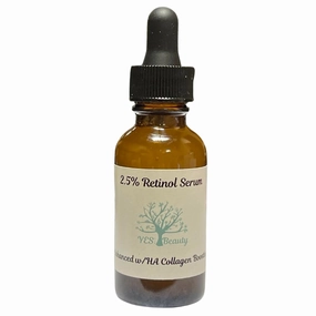 Anti-Aging Facial Serum​2.5% Retinol w/Sodium Hyaluronate - HA - 1oz.
