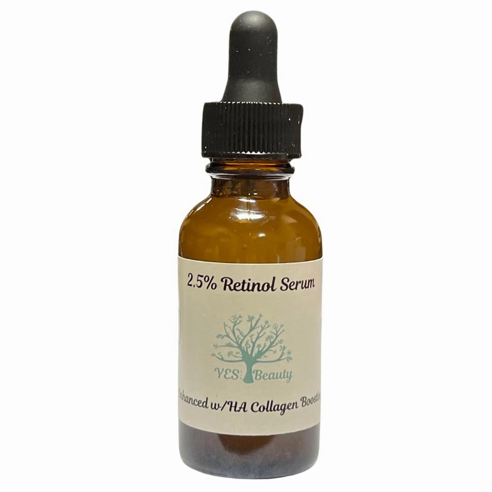 Anti-Aging Facial Serum​2.5% Retinol w/Sodium Hyaluronate - HA - 1oz.