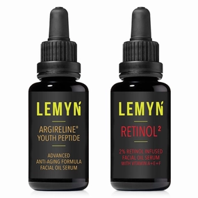 Anti-Aging Retinol & Peptide Face Oil Bundle 2 x 15ml - Freshly Handcrafted in the USA