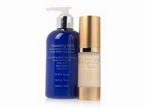Anti Wrinkle Dead Sea Spa Care Anti-Aging Eye Serum and Cleansing Milk