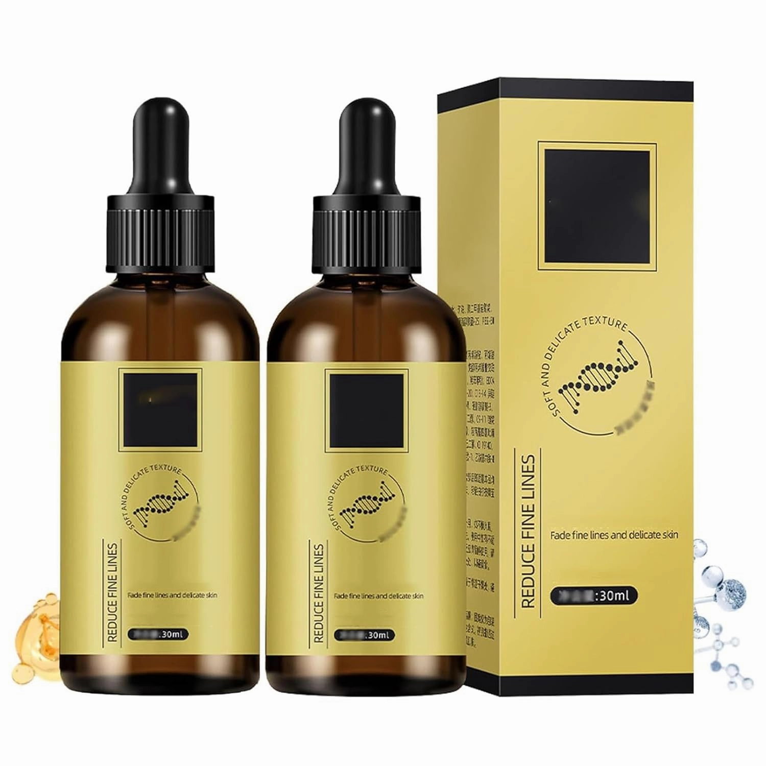 Anti Wrinkle Firming Serum,Firm and Plump Face Serum,Anti-Aging Essence,Reduce Fine Lines Firms Skin,Hydrate & Moisturize for All Skin Types(2pcs)