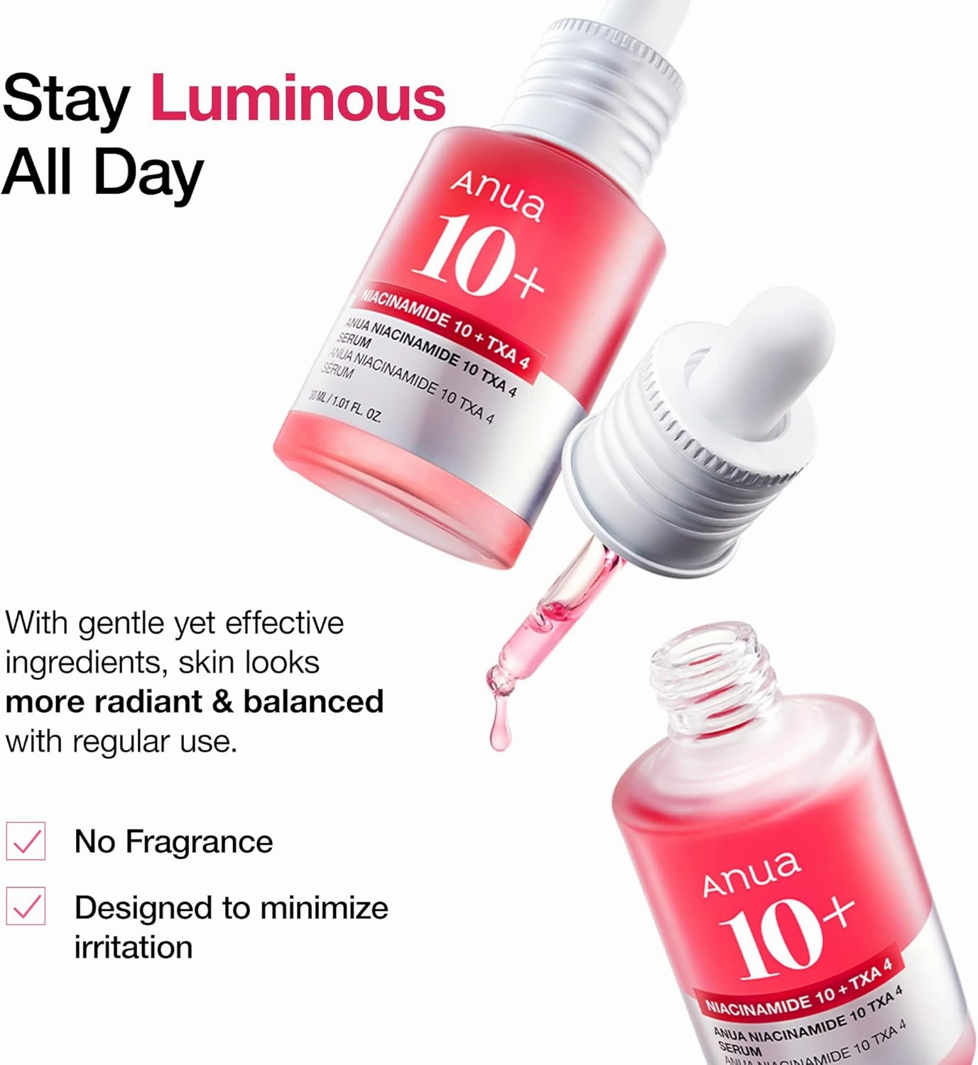 ANUA Niacinamide 10%   TXA 4% Serum