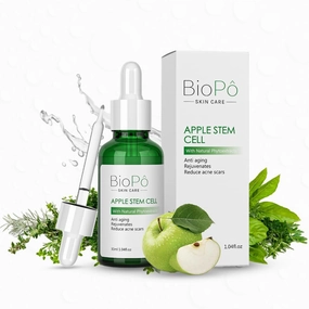 Apple Stem Cell Anti Aging Serum, Rejuvenates Skin, Reduces Acne Scars, Diminishes Fine Lines and Wrinkles, Hydrates Skin, For Radiant and Youthful Skin, 30 ml, Made in USA