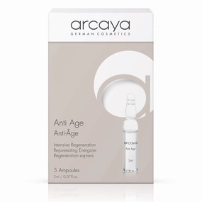 Arcaya Anti Age Serum Ampoule for Anti Aging - Reduces Fine Lines & Wrinkles - Supports Collagen Production, Hydrates and Improves Firmness - Vegan & Paraben-Free Anti Wrinkle Face Serum, 5x2ml