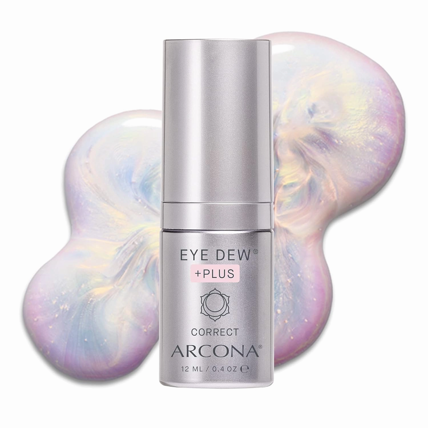 ARCONA Eye Dew Plus - Crystal Liquid Eye Serum, Illuminating & Firming Eye Cream with Neodermyl, Vitamin C, Peptides and Ceramides, .4 oz, Made In The USA