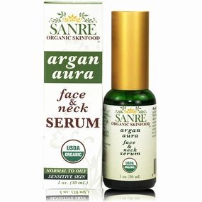 Argan Aura - 100% USDA Organic Clearing and Anti-Aging Serum For Aging to Problem Skin