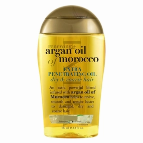Argan Oil of Morocco Penetrating Hair Oil Treatment, Moisturizing & Strengthening Silky Oil for All Hair Types, 3.3 fl oz 1Pack