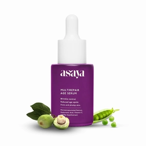 As.aya 0.2% Retinol Face Serum | Beginner-Friendly Anti-Aging Night Serum| With Peptide, Vitamin C & Hyaluronic Acid | Boosts Collagen & Firms Skin| Hydrating & Non-Irritating | 30ml