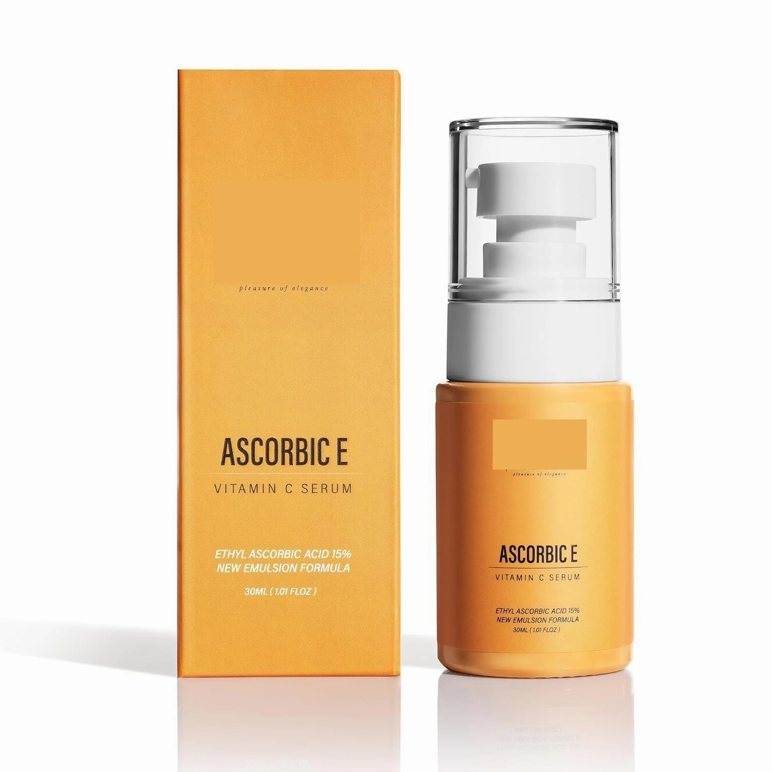 Ascorbic- E Vitamin C Face Serum Helps Fights Pigmentation, Hydrates the skin & Combats dull skin/Highly stable, non-drying formula with 15% Ethyl Ascorbic Acid, (30 ml)