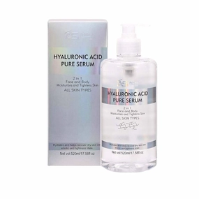 Ashley Shine Hyaluronic Acid Pure Serum 2 in 1 for Face and Body, 520ml