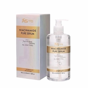 Ashley Shine NIACINAMIDE Pure Serum 2 in 1 for Face and Body, 520ml / 17.58fl oz