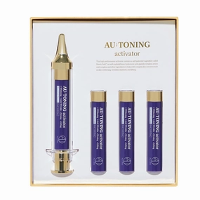 AU:TONING Ampoule - Premium Face Serum for Korean Skin Care Routine - Hydrating and Revitalizing Korean Skin Care Serum for Radiant, Youthful Complexion - 4 SET