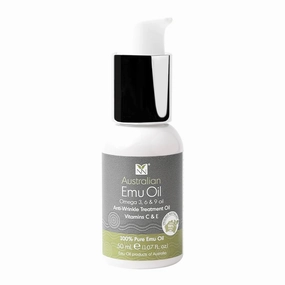 Australian Emu Oil with Vitamin E & C - 50mL Skin Brightener Serum for Face & Body to Reduce Visible Signs of Aging, Spots & Sun Damage - Antioxidant w/Omega 3 6 9 & Essential Oils by Y-Not Natural
