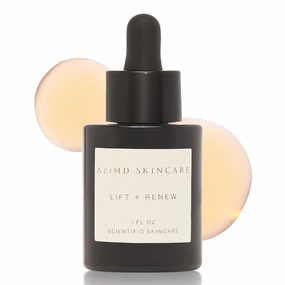 AziMD Skincare Lift   Renew Gentle Retinol Serum with Bakuchiol & Antioxidants | Anti-Aging Formula for Brighter, Firmer Skin | Reduces Fine Lines, Uneven Skin Tone & Sun Damage