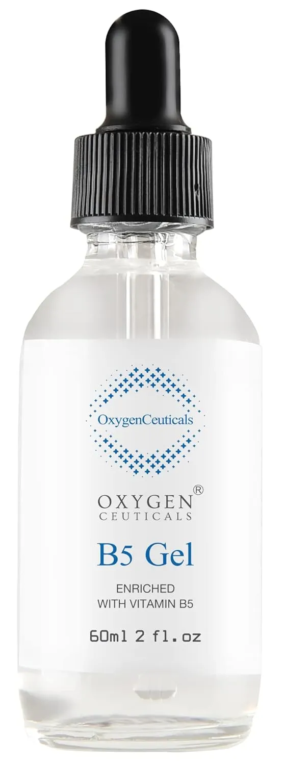 B5 Gel (60ml) – Treatment Serum with Hyaluronic Acid and Antioxidant Vitamin B5 & E, Intensive Hydrating Face Serum