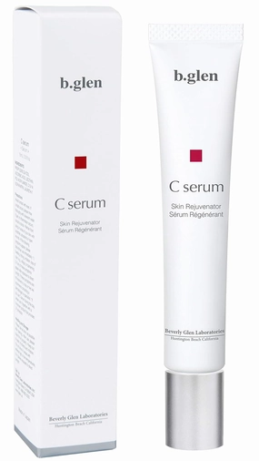 b.glen Pure Vitamin C Serum 0.51 Fl.Oz. | Multi-Functional Serum with Ascorbic Acid. Minimizes Pore Size, Brighter Skin, Anti-Wrinkles, Fade Acne scars, and Redness,