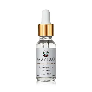 Babyface Instant Tightening Serum - Extra Strength 8% DMAE for Maximum Tightening, Pore Refining, Face Firming, Anti-Aging. Lifts, Smoothes, Resurfaces Dull Skin (0.6 oz)