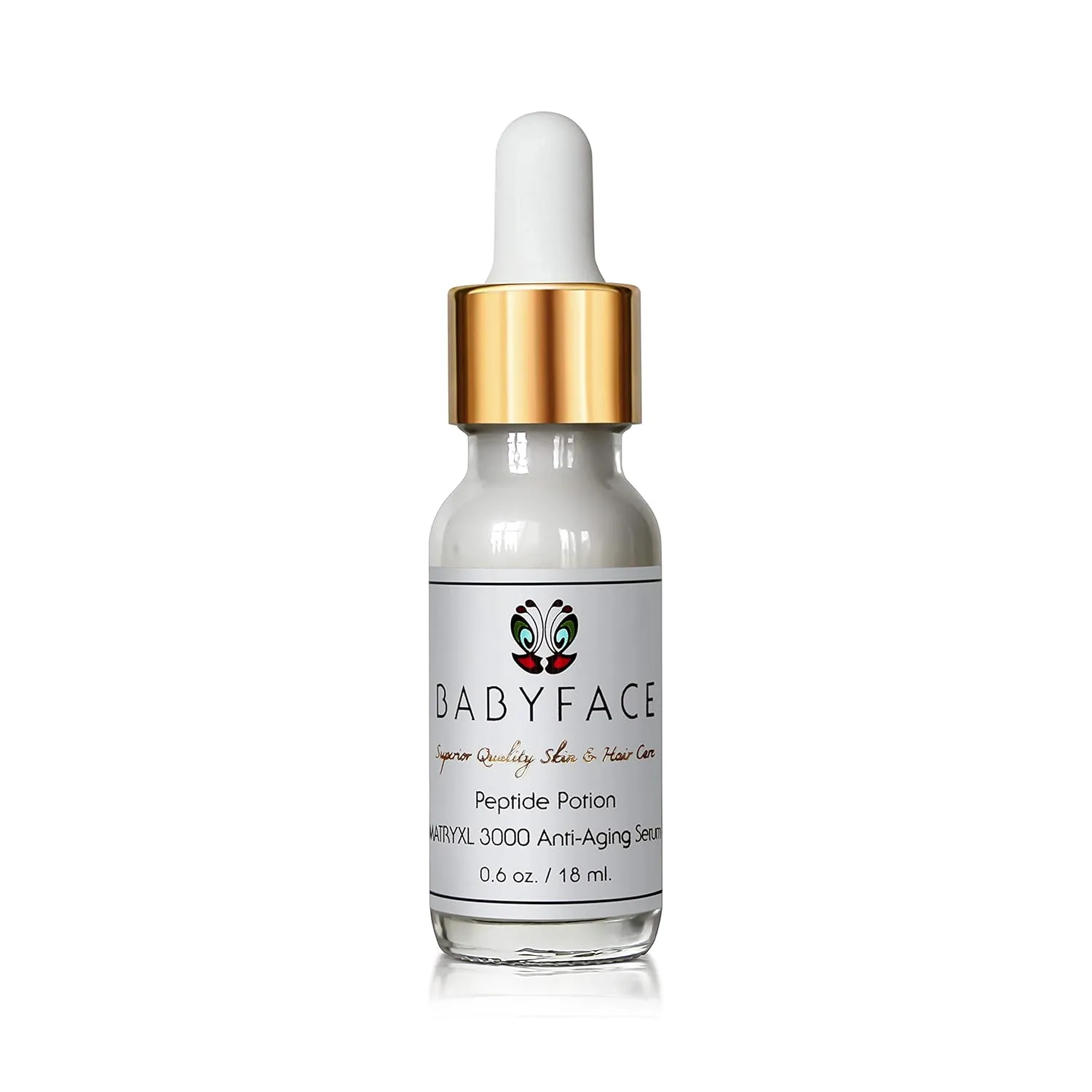 Babyface Peptide Potion – Concentrated Matrixyl 3000 Serum for Firming, Wrinkle Filling, Hydrating & Tightening (0.6 oz)