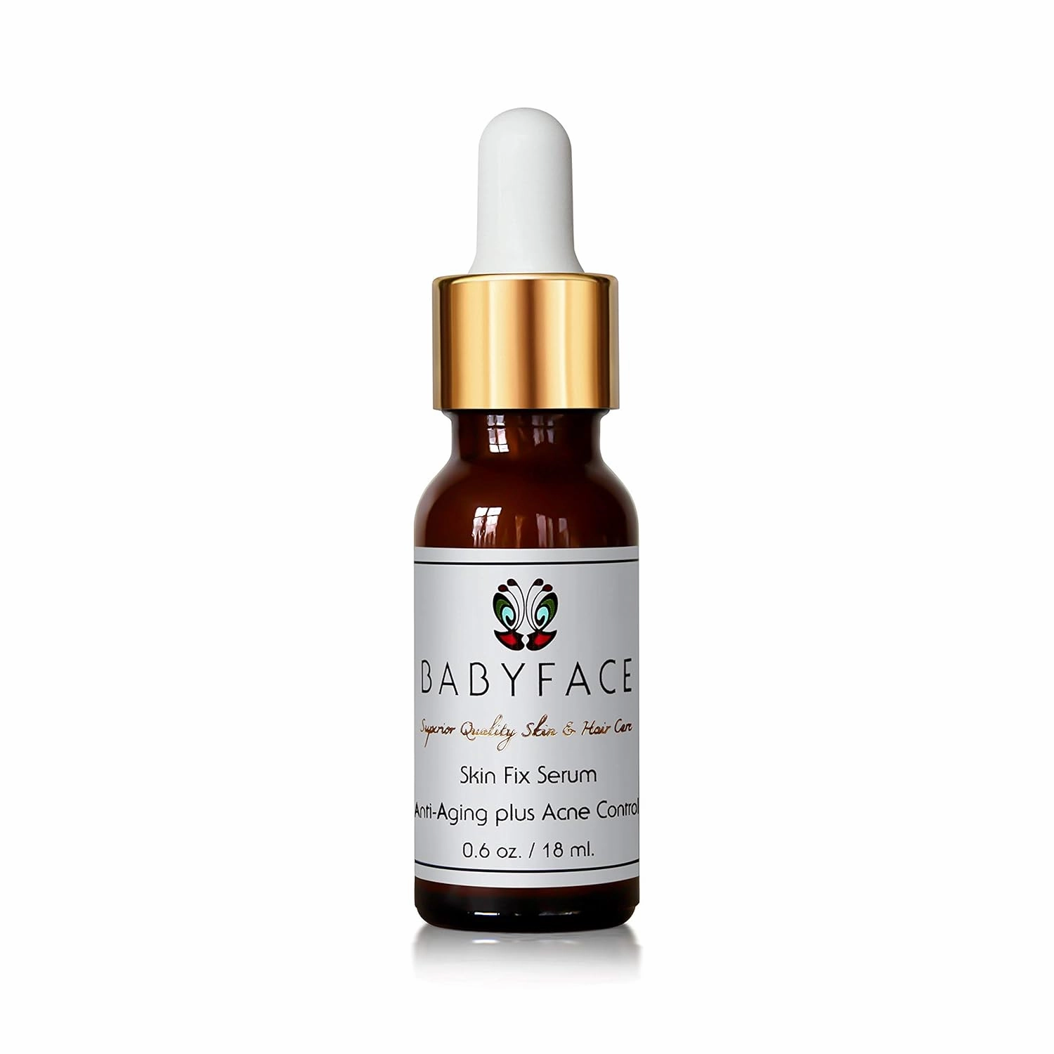 BABYFACE Clear Skin Potent & Fast Working SkinFix Serum 2.5% Retinol   20% Vitamin C   Niacinamide, Salicylic Acid, for Teen and Adult Acne, 0.6 oz.