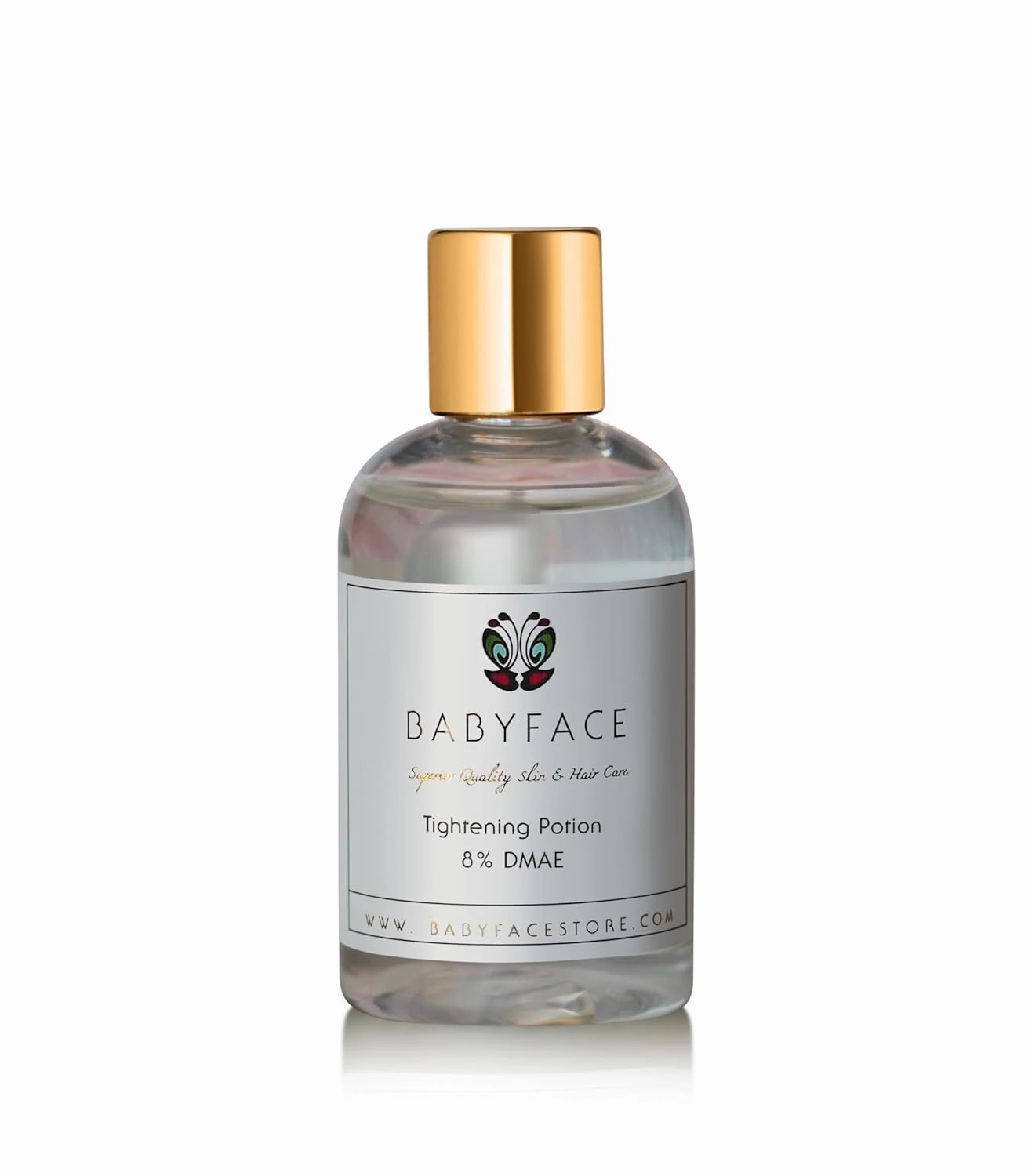 Babyface Instant Tightening Serum - Extra Strength 8% DMAE for Maximum Tightening, Pore Refining, Face Firming, Anti-Aging. Lifts, Smoothes, Resurfaces Dull Skin (Refill Size - 4.6 Oz)